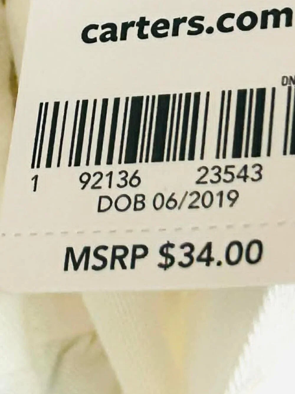 NWT CARTER'S Baby Girl Boho Embroidered Yoke White Button Front Shirt 18 mos